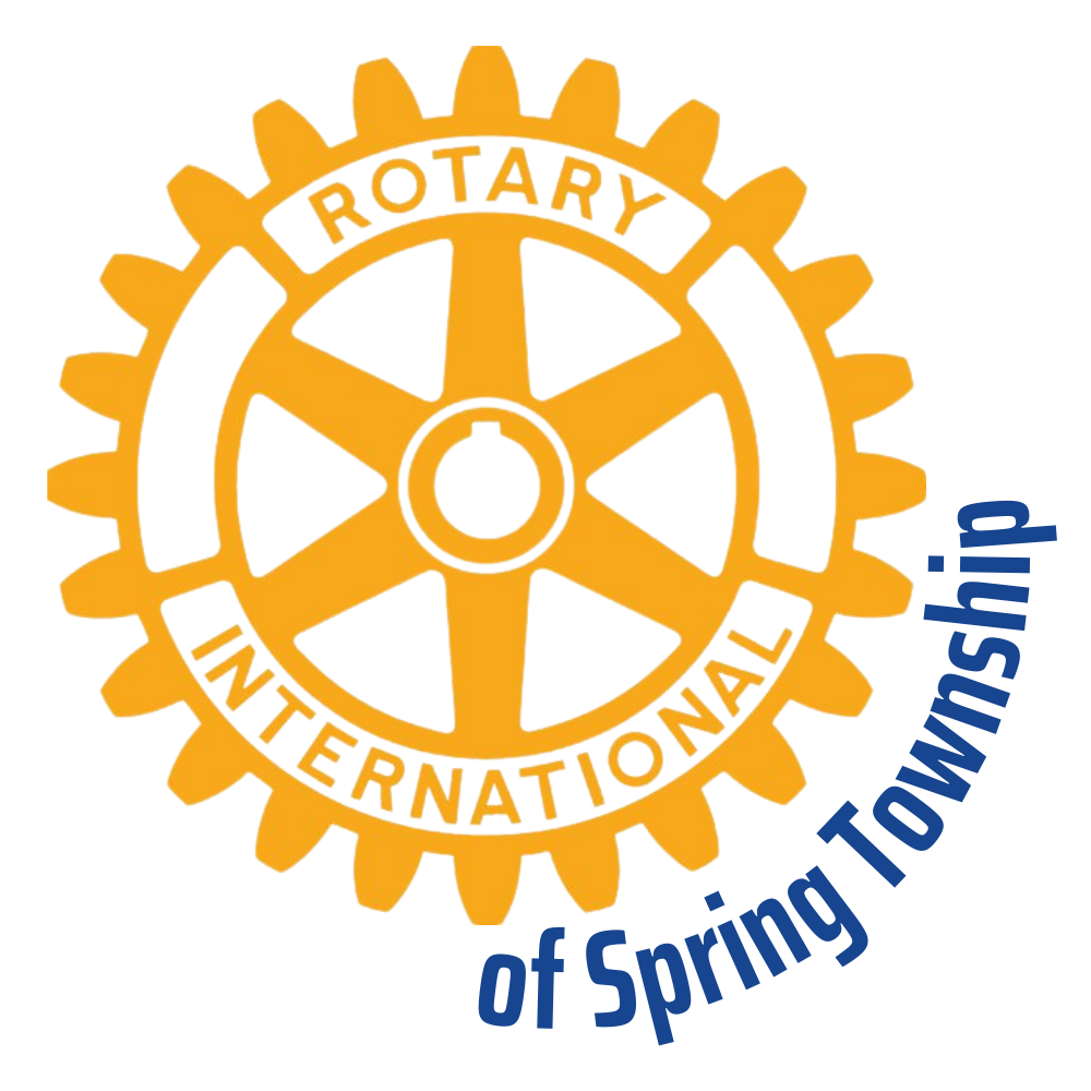 A logo for the rotary international of spring township