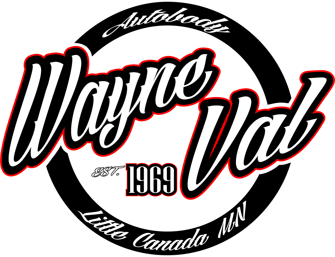 A logo for wayne val little canada mn