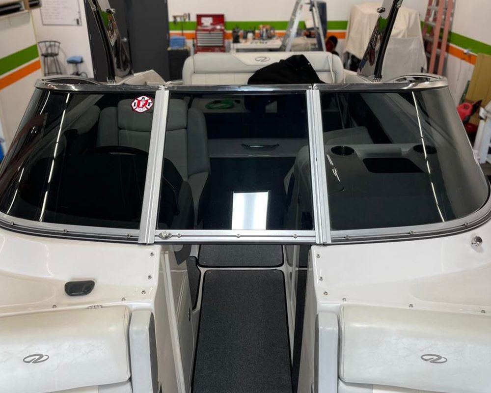 Boat Windshield Tint – Mentor, OH – Solar Solutions Inc.