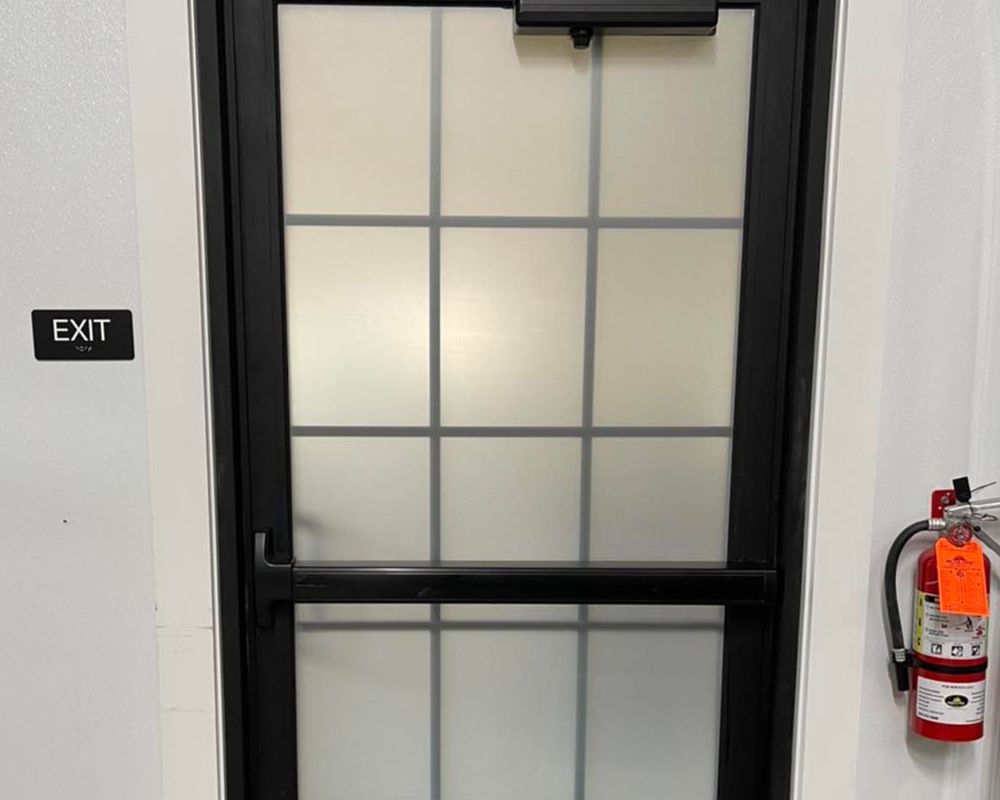 Door Frosted Tint – Mentor, OH – Solar Solutions Inc.