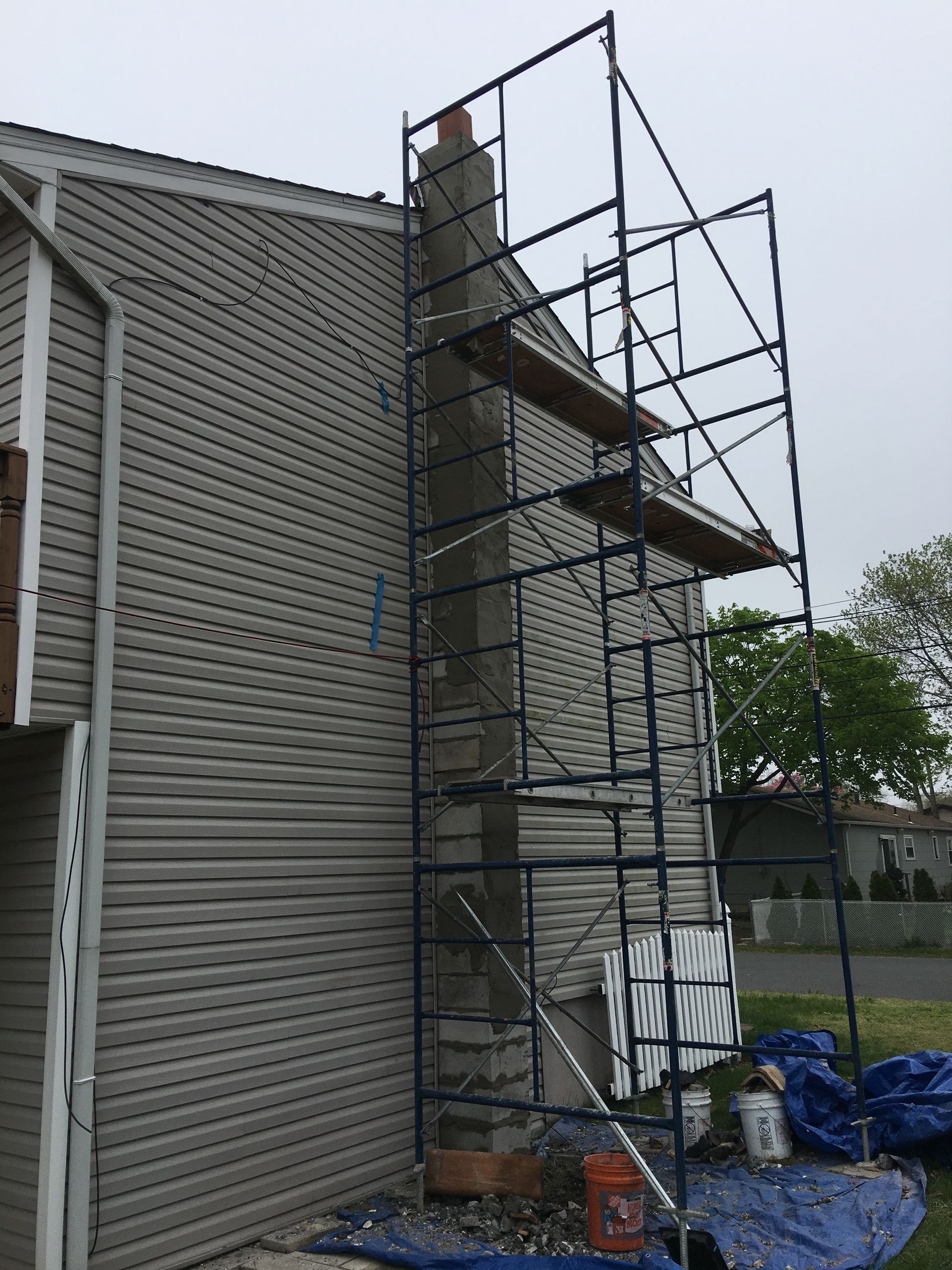 A Chimney Is Being Painted | Sayreville, NJ | Chimney’s RX