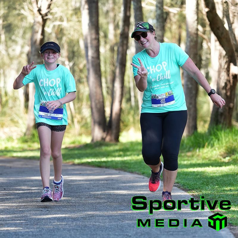 Mother And Children Running Together — Run Fest in Central Coast, NSW