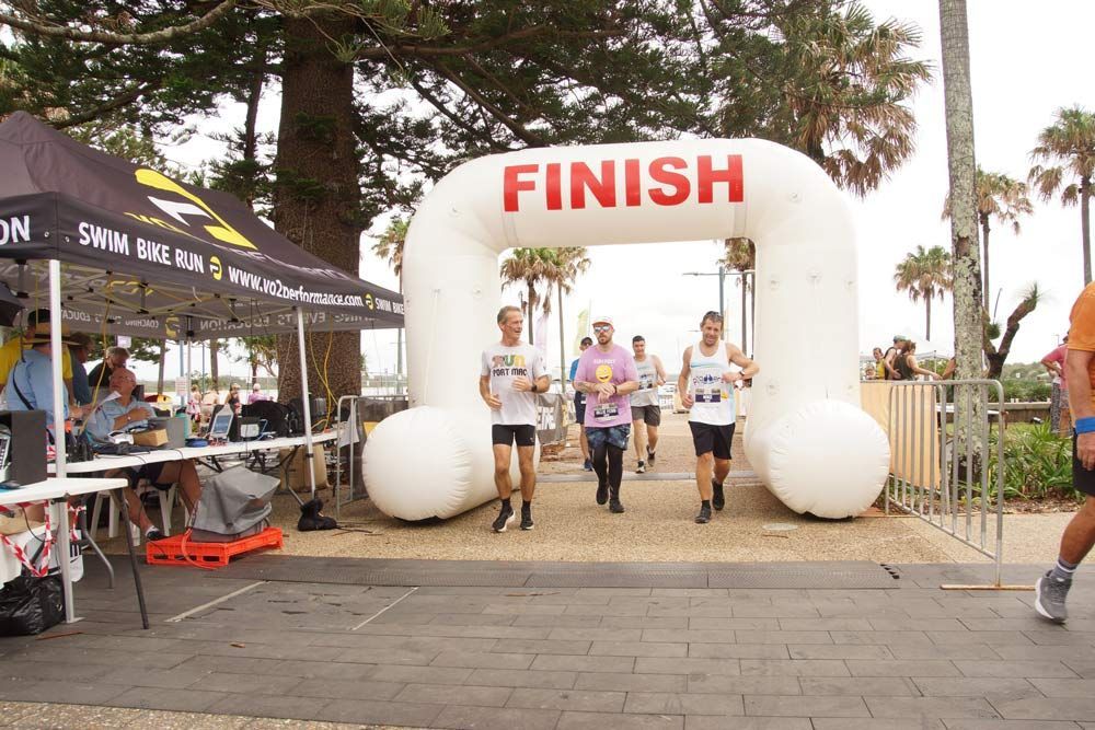 Three Men Complete The Marathon Race — Run Fest in Port Macquarie, NSW