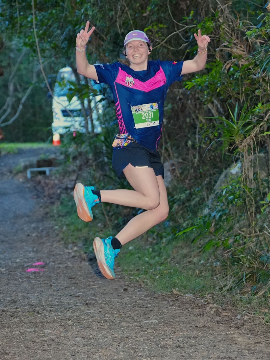 A man with 6206 Number Marathon Race — Run Fest in South West Rocks, NSW