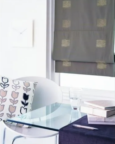 Modern Room With a Glass Chair — NT Blinds in Yarrawonga, NT