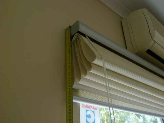 Beige Window Blinds With a Measuring Tape — NT Blinds in Yarrawonga, NT