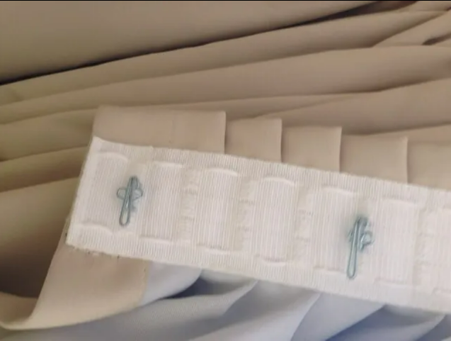 Close-up of a Beige Fabric Label — NT Blinds in Yarrawonga, NT