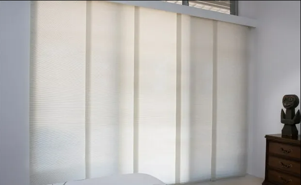 White Window Blinds Covering a Large Window Beside — NT Blinds in Yarrawonga, NT