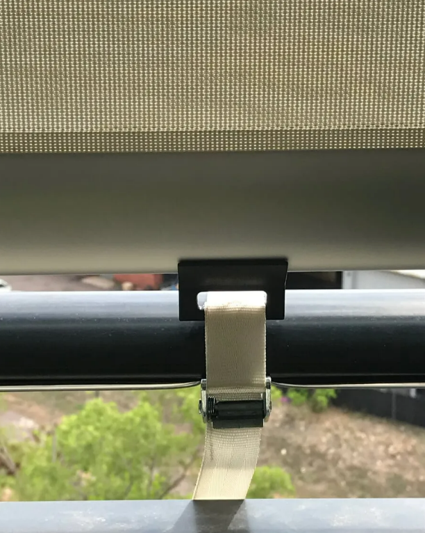 Close-up of a Window Blind Bracket — NT Blinds in Yarrawonga, NT