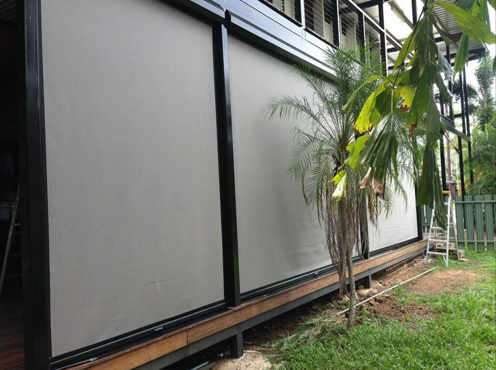Gray Outdoor Storage Container — NT Blinds in Yarrawonga, NT