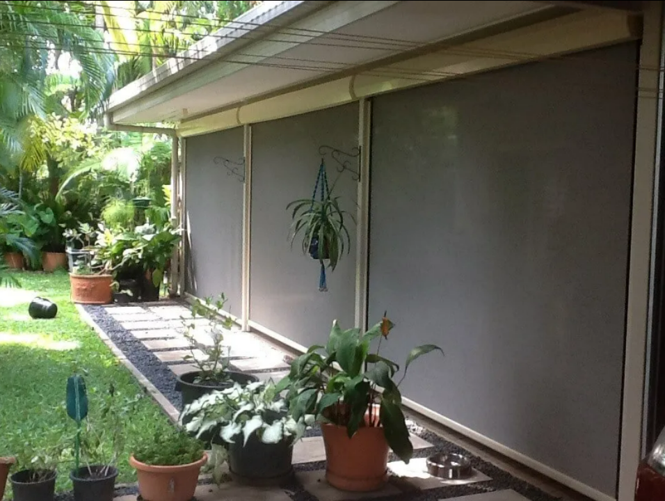 Corner View of a Screened Patio — NT Blinds in Yarrawonga, NT