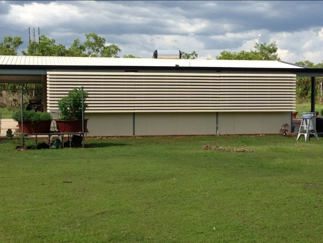 Single-story House With Beige Blinds — NT Blinds in Yarrawonga, NT
