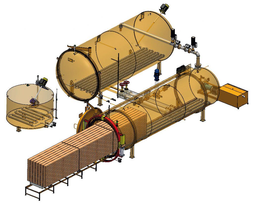 Vakuuma – spiediena impregnēšana