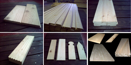 līmētas mēbeļu plāksnes līmētas mēbeļu brusas galda virsmas trepju pakāpieni apšuvuma dēļi pirtīm, fasādēm (bērza, lapegles, priedes, egles) grīdas dēļi žogu dēļi