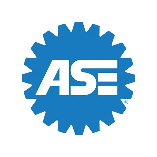 Blue gear with white