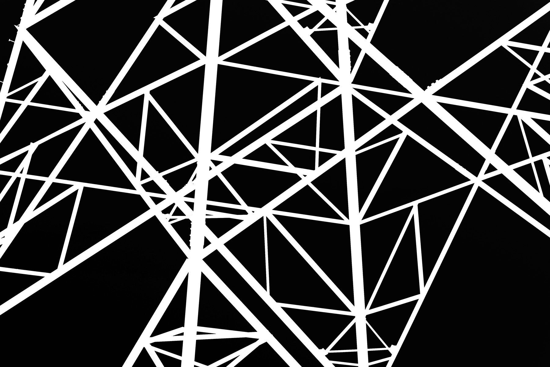 Scratchboard style abstraction of a transmission tower