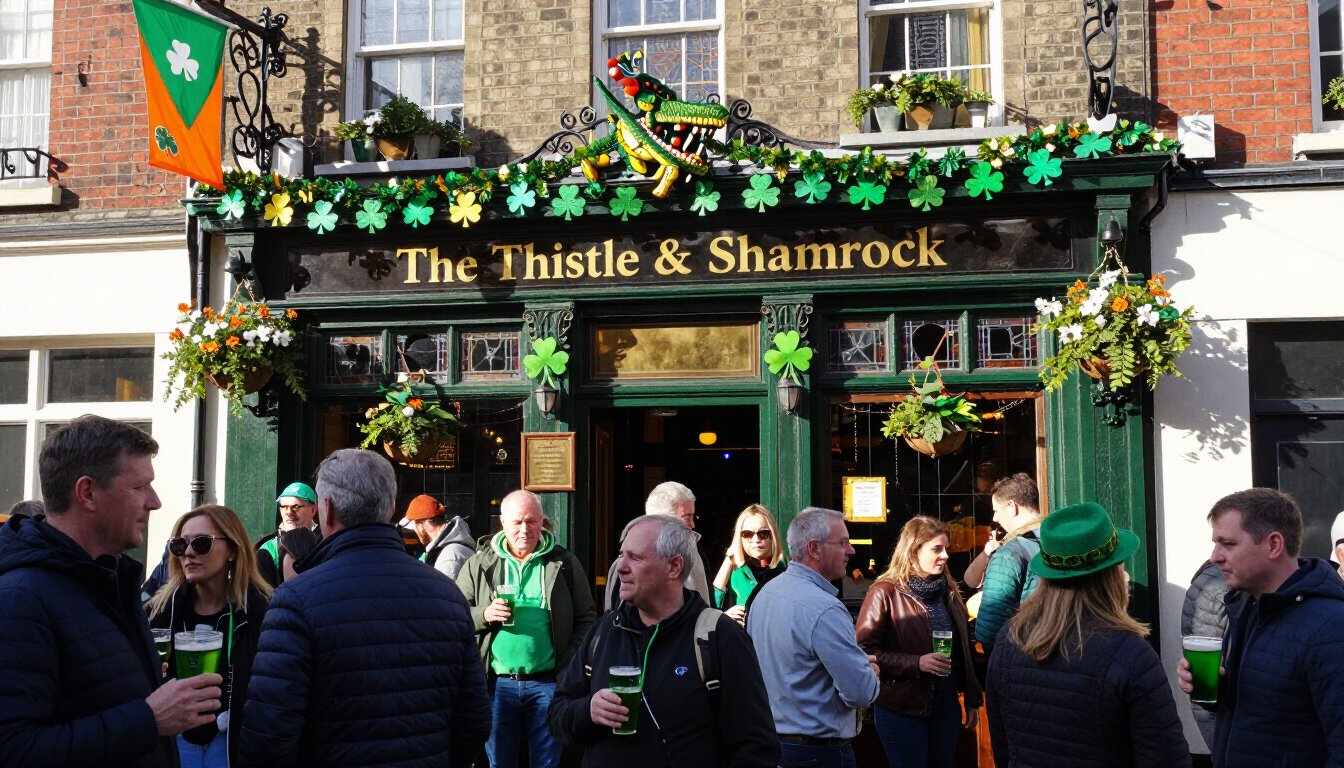 St. Patrick's Day Atmosphere