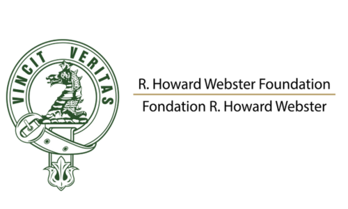 The logo for the R. Howard Webster Foundation