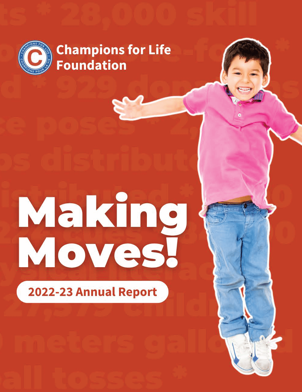 Read our 2022-23 Champions for Life Foundation impact report