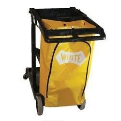 Janitorial Cart 48x38 with 25 gal Bag - Gray