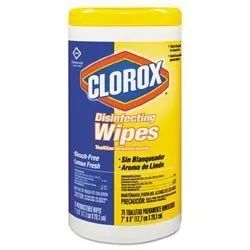 Clorox Disinfecting Wipes Lemon Scent - 35 ct, 12/cs