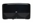 Tork Elevation Twin Mini Jumbo Bath Tissue Roll - Holds 2 rolls with 751 feet per roll - Black