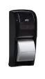 Tork High Capacity Jumbo Bath Tissue Roll Dispenser - Holds 2 household rolls with 2000 sheets per roll - Black