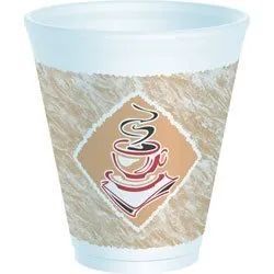 12 oz. Cafe Foam Hot Cups - 1000/cs
