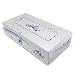 Livi Facial Tissues Flat - White - 100 sheets per box/30 boxes/case