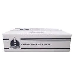 Lighthouse Low-Density Liner Roll - 24x32 .5 mil, 12-16 gal, Black, 500/cs