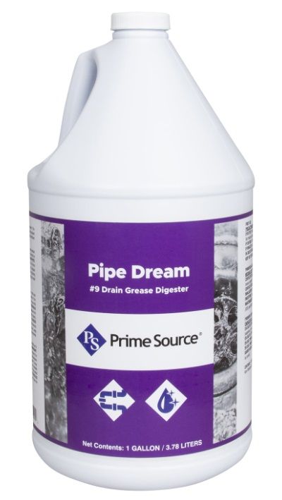 Prime Source Pipe Dream Drain Grease Digester with Enzymes - 1 gal, 4/case