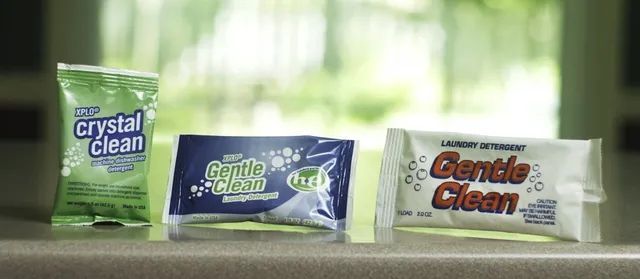 Crystal Clean Machine Dishwasher Detergent and Laundry detergent