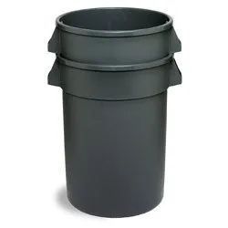 32 gal. Trash Receptacle - Black