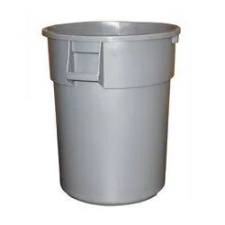 55 gal Trash Receptacle - Gray or Black