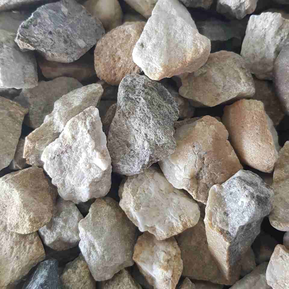 cantiere di estrazione di materiali per l'edilizia