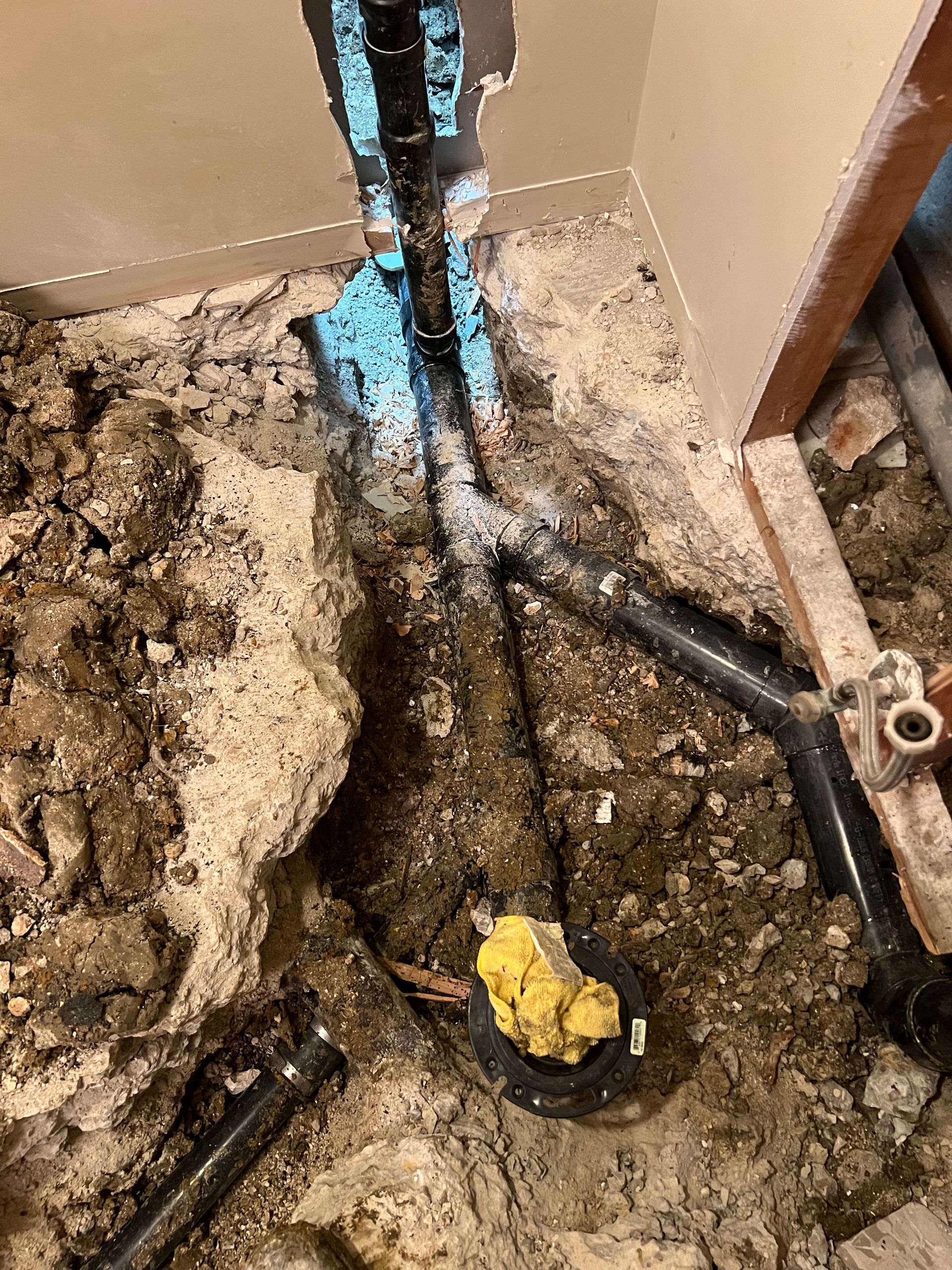 sewer line replacement in basement winnipeg manitoba
