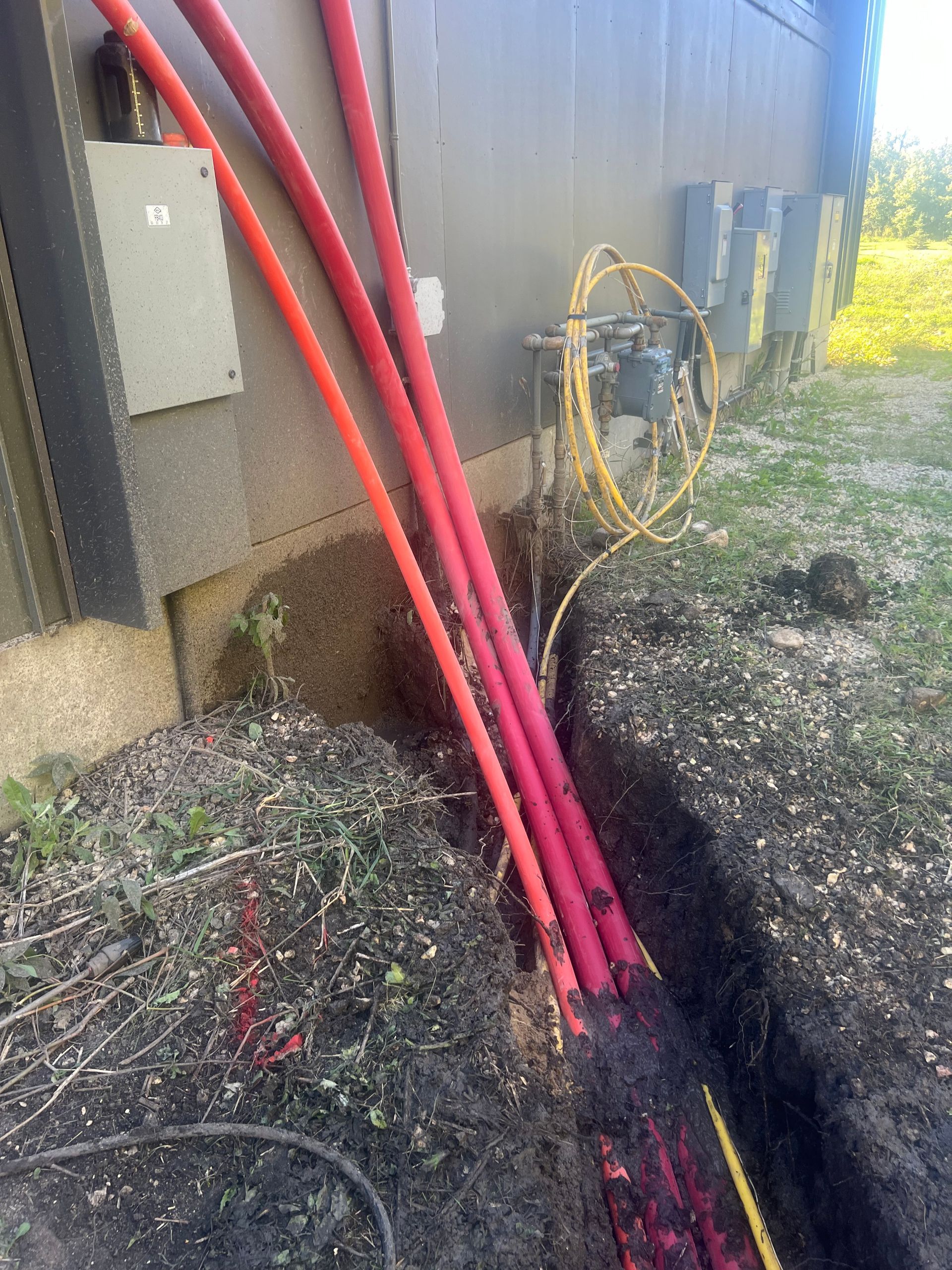 utility line installation Winnipeg