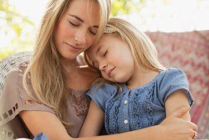 Child Custody — Woman Hugging Her Daughter  in Arlington, TX