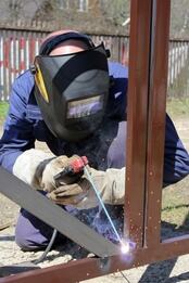 Welding specialist doing what he does best
