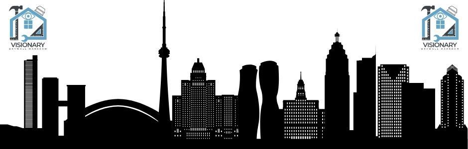 A sketched image of the Greater Toronto Area in Ontario