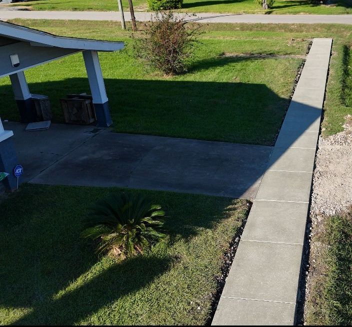 concrete sidewalk