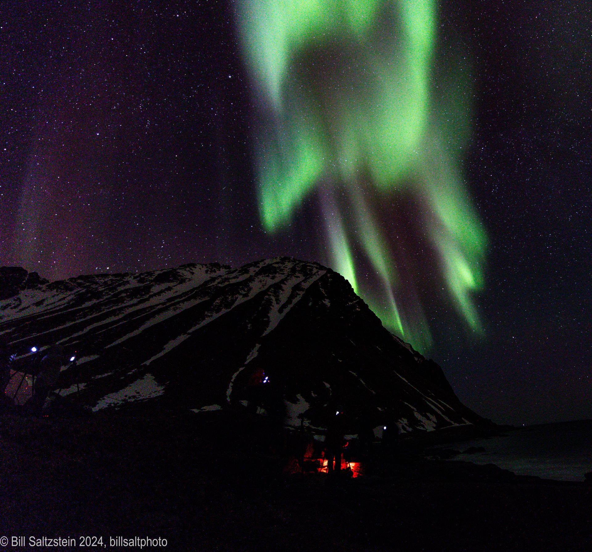 Bill Saltzstein's Aurora Borealis photography