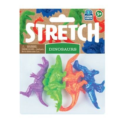 Stretchy dinosaur figures
