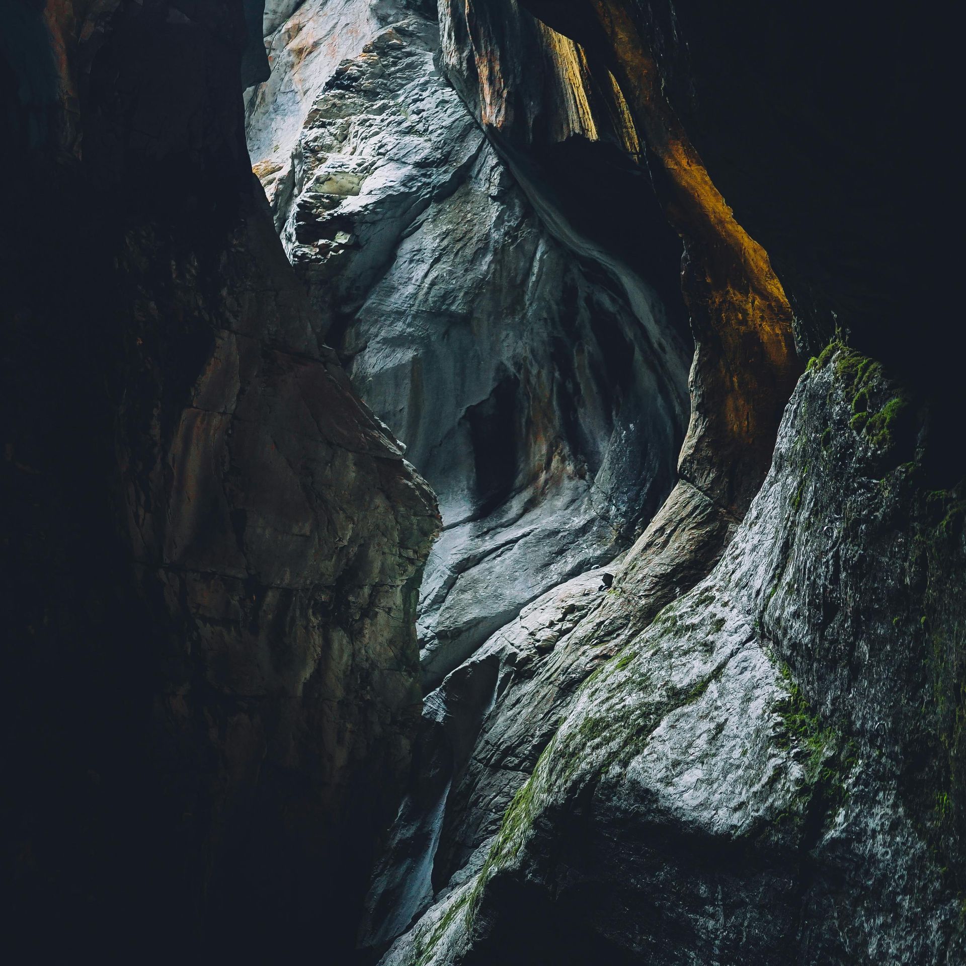 A stock image of a cave