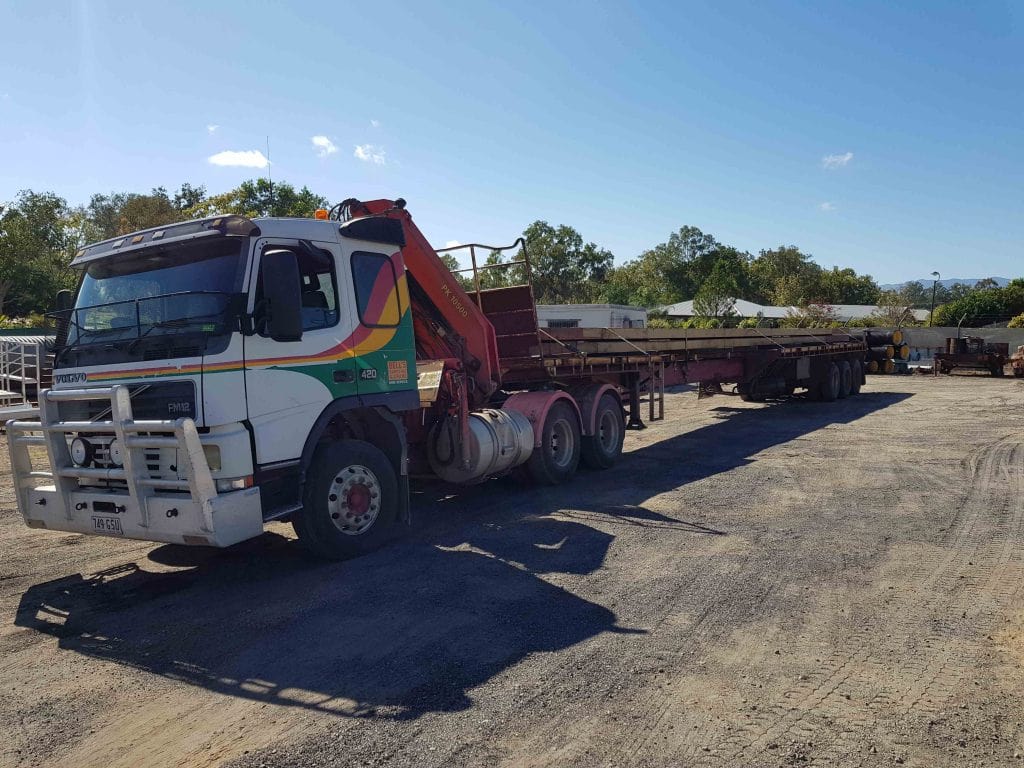 Delivery Truck — Bell's Carrying & Crane Hire Service Pty Ltd in Bungalow, QLD