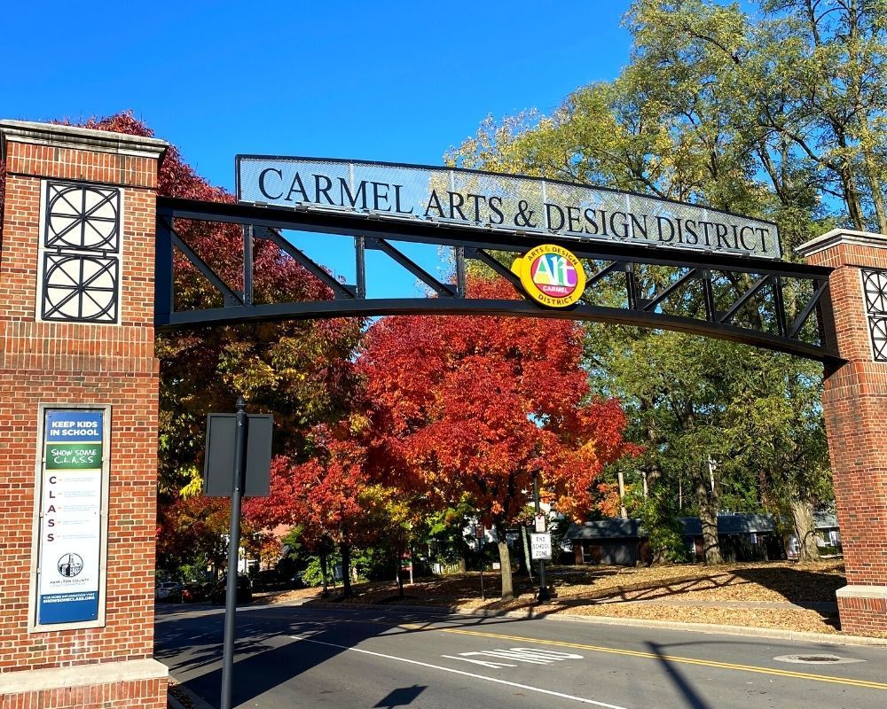 Arts District sign in Carmel Indiana, 3 reasons why Carmel Indiana is Indianapolis's most popular suburb Arts District sign in Carmel Indiana, 3 reasons why Carmel Indiana is Indianapolis's most popular suburb