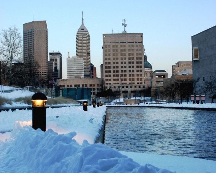 Downtown Indianapolis in the winter, The Good, the bad, the ugly of Living in Indianapolis Downtown Indianapolis in the winter, The Good, the bad, the ugly of Living in Indianapolis