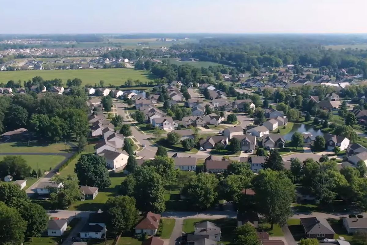 Hancock County neighborhood view Hancock County neighborhood view