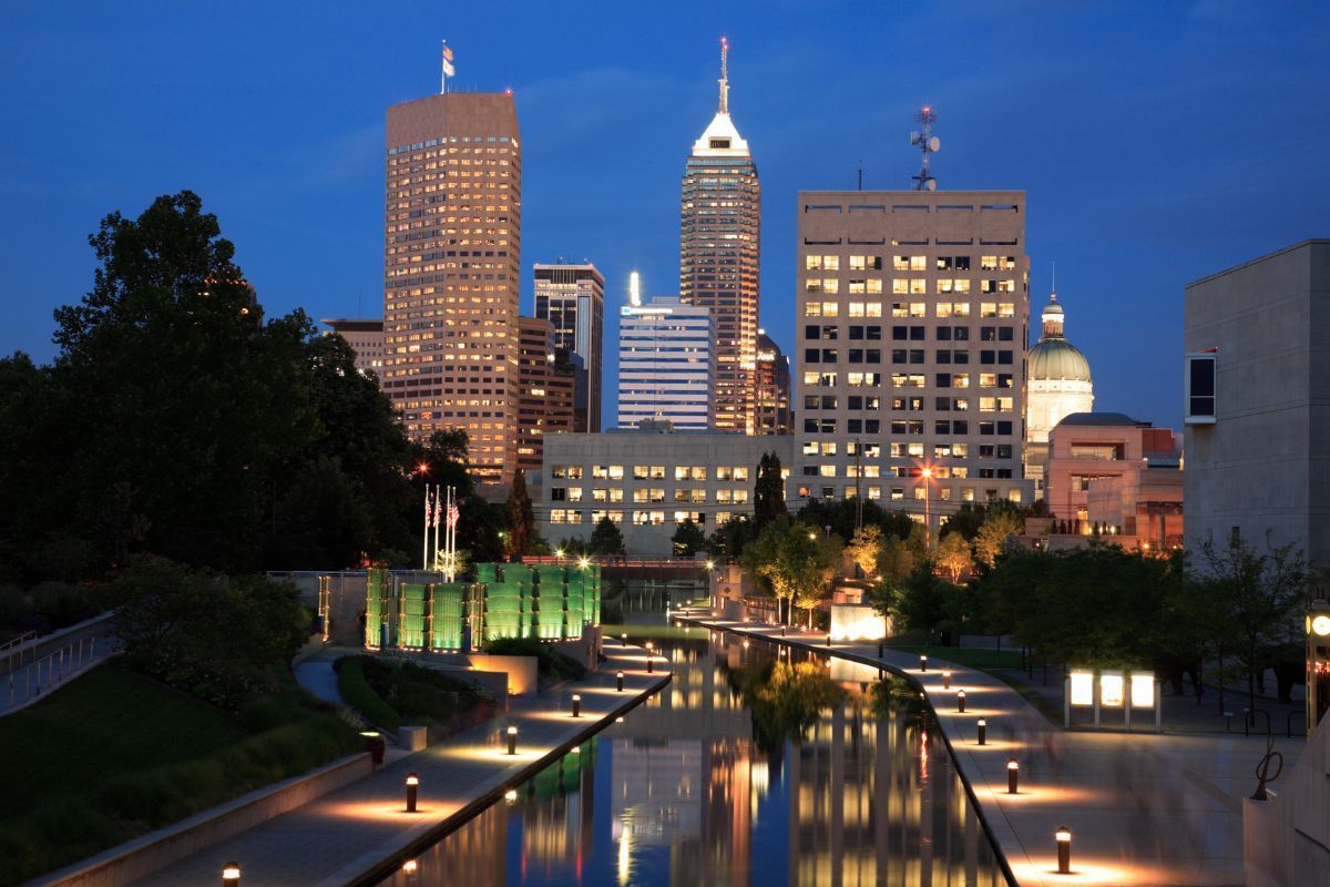 Indianapolis at night, Is Indianapolis a Boring City Indianapolis at night, Is Indianapolis a Boring City