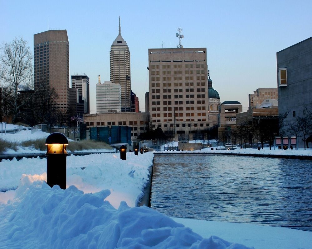 Snow in Indianapolis, Winter in Indianapolis Snow in Indianapolis, Winter in Indianapolis